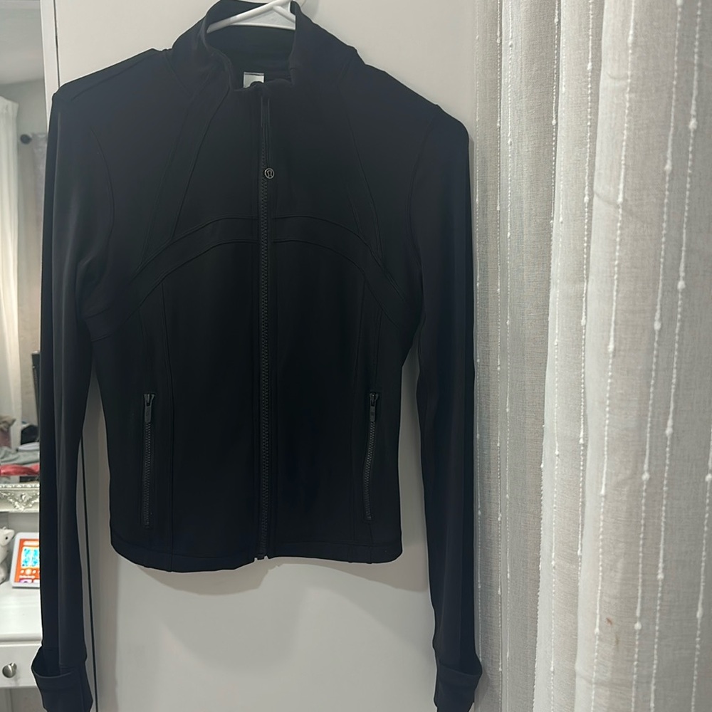 Lululemon define jacket black cropped
